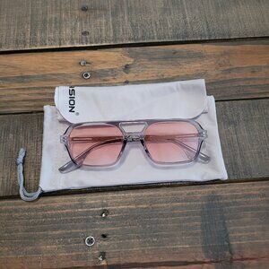 Vintage 70s Inspired Flat Aviator Small Frame Sunglasses